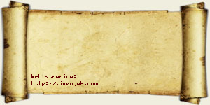 Zorana Mijalković vizit kartica